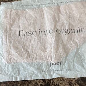 Pact Organic Comfort Panties- Peach  color size 8
